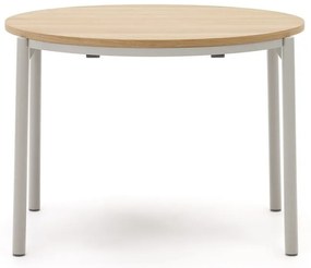 Okrągły rozkładany stół z blatem w dekorze dębu ø 90 cm Montuiri – Kave Home