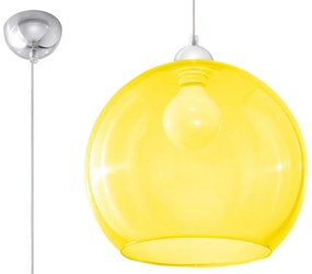 Żółta lampa wisząca Sollux Bilbao