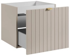 Szafka pod umywalkę HARMO 50 cm kaszmir półmat KROFAM