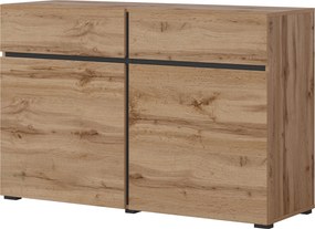 Komoda INCROCIO 119 cm do Salonu Sypialni Dąb wotan