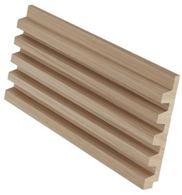 Panel ścienny 3D - Opakowanie 3,71 m² - Kolor jasne naturalne drewno - Zestaw 8 sztuk - TATIANA