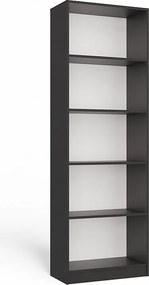 Regał Onyx R60 | Antracyt | 60x30x182 cm |  Książki Zabawki Segregatory