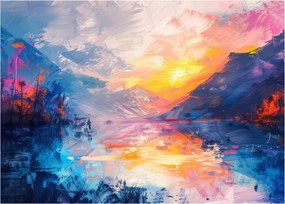 Obraz na szkle - Malarstwo krajobrazowe (70x50 cm)