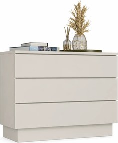 Kaszmirowa nowoczesna niska  komoda z szufladami A2-C00