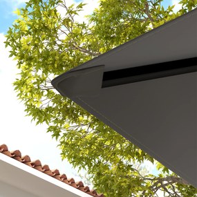 Outsunny Daszek zamienny do pawilonu 3 x 3 m wodoodporny pokrycie pawilonu UPF30+ zamienny pokrowiec tkanina Oxford, 370 g/m², Szary | Aosom PL