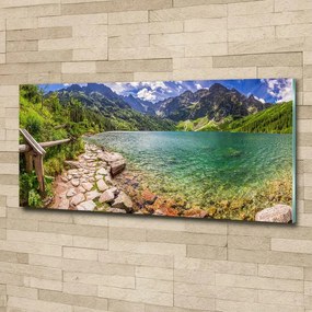 Foto obraz szklany Morskie oko Tatry