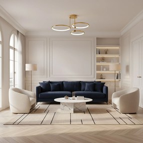 Lampa sufitowa G122-3C plafon LED ZŁOTA