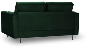 Zielona aksamitna sofa Milo Casa Santo, 174 cm