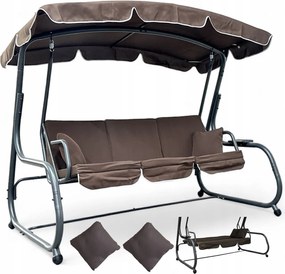 Bujana huśtawka do ogrodu wolnostojąca Nepal MAS-4026 brąz