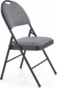 Krzesło składane czarny + popiel Z5-P83