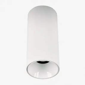 Kinkiet Sufitowy Led Powierzchniowy Okrągły Ø7,2 Cm Z Aluminium Luisiana Biała & Białe Zimne Światło 4000k & 10 W & 38º - Sklum