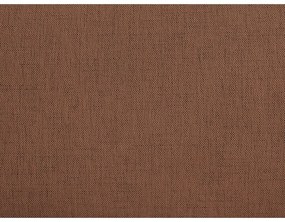 Pomarańczowe tapicerowane łóżko dwuosobowe ze schowkiem/bez zagłówka ze stelażem 180x200 cm Inera – Bobochic Paris