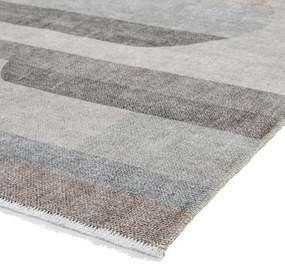 Beżowy dywan z mieszanki bawełny odpowiedni do prania 122x170 cm Whisper – Think Rugs