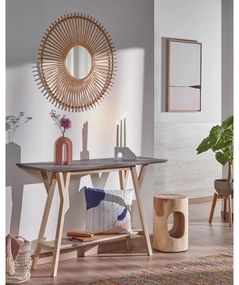 Okrągły stolik z litego drewna munggur ø 30 cm Halker – Kave Home
