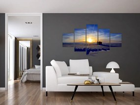 Obraz - krajobraz polarny (125x70 cm)