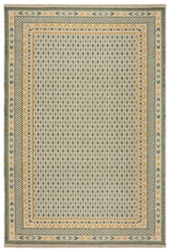 Zielony dywan z mieszanki juty 120x170 cm Mara Jute Border – Flair Rugs