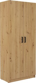 Szafa MALTESA - Dąb artisan / Front Dąb artisan / 4 półki