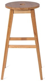 Stołek z drewna kauczukowego Club – Bonami Selection