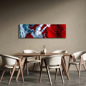 Obraz abstrakcyjnych plam (170x50 cm)
