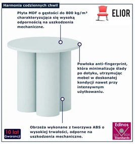 Miętowy stolik kawowy 60 cm G8-R18