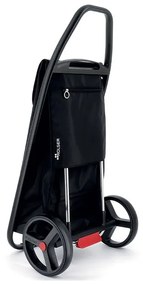 Torba na zakupy na kółkach 53 l Com Tweed Polar Black Tube – Rolser