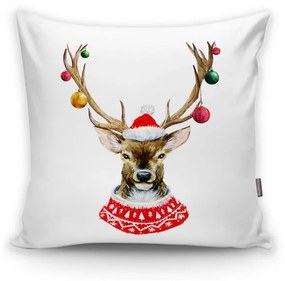 Zestaw 4 świątecznych poszewek na poduszki i bieżnika Minimalist Cushion Covers Christmas Ornaments