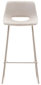 Beżowy hoker (wysokość siedziska 76 cm) Zahara – Kave Home