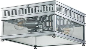 Elstead HOLBORN-F-PC - Lampa zewnętrzna HOLBORN 2xE27/60W/230V IP44, chrom błyszczący