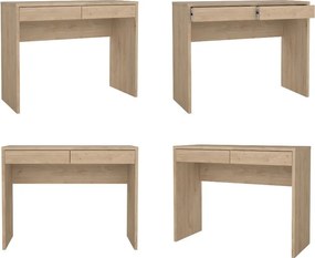 Biurko z 2 szufladami Function Plus 100 cm jackson hickory