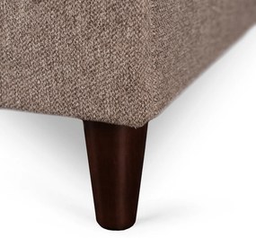 Sofa z Funkcją Spania NEPAL Wersalka Rozkładana Dwuosobowa Brązowa Nowoczesna do Salonu
