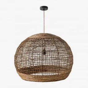 Lampa Sufitowa Wisząca Do Użytku Zewnętrznego Udane Miel - Czarna & Ø80 Cm - ↑65 Cm Udane - Sklum