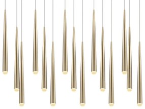 Lampa wisząca LED w kolorze złota Cala – Trio Select