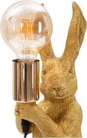 Lampa stołowa w kolorze złota (wysokość 35,5 cm) Rubbit – Mauro Ferretti