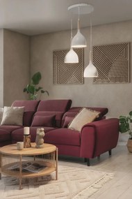Lampa wisząca WOLDES II biała ELTAP