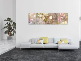 Obraz - Ozdoba kwiatowa (170x50 cm)
