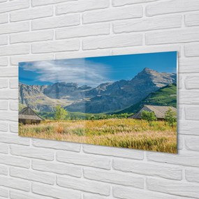 Panel szklany do Kuchni Górska Osada w Dolinie