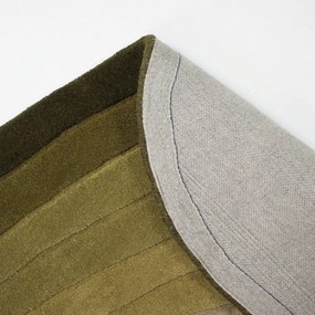 Zielony wełniany dywan tkany ręcznie 200x290 cm Puddle Ombre – Flair Rugs