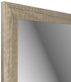 Dębowe nowoczesne wiszące lustro B0-B27