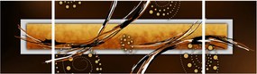 Obraz abstrakcji - Motyle (170x50 cm)