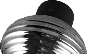 Ciemnoszary szklany kinkiet LED na USB ø 15,5 cm Earl – Reality