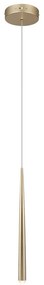 Lampa wisząca LED w kolorze złota ø 14 cm Cala – Trio Select