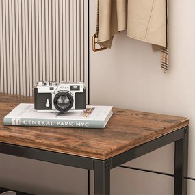 Szafka na buty 62x50x30 cm – drewniana w stylu retro, industrialnym