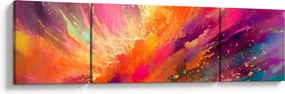 Obraz - Dynamiczna abstrakcja (170x50 cm)