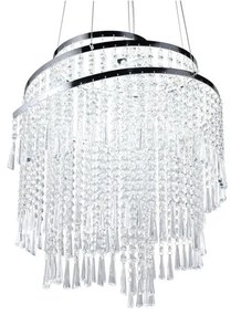 Lampa wisząca LED w kolorze srebra ø 48 cm Pomp – Trio