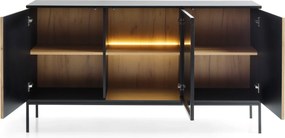 Komoda SENTIERO 154 cm do Salonu Sypialni Czarny