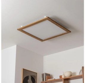 Eglo - LED Panel natynkowy SALOBRENA-RW WOOD LED/34W/230V 2700/4000K brązowy