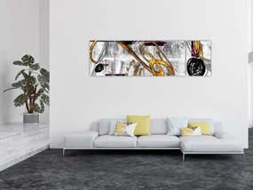 Obraz abstrakcji (170x50 cm)
