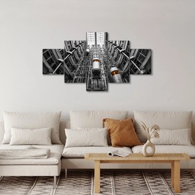 Obraz wind w budynku (125x70 cm)