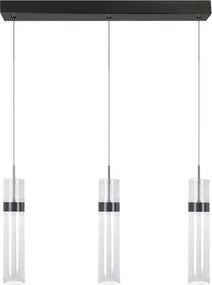 Lampa wisząca LED na linkach AMBIENTE 3xLED/6W/230V 3000/4000/6000K czarna