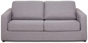 Kanapa 3-osobowa rozkładana z szarej tkaniny DONETO